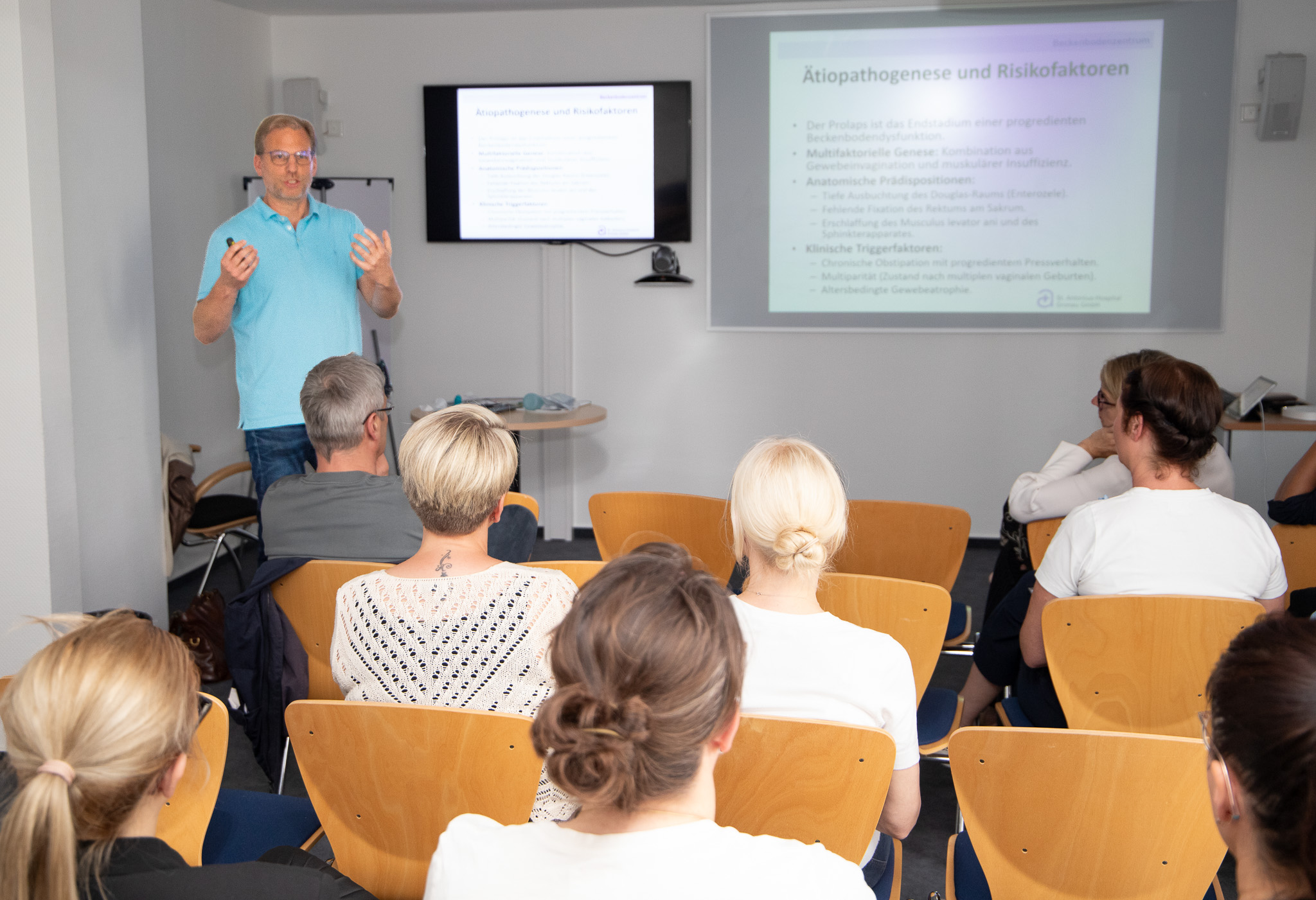Stefan Ruf, Oberarzt der Klinik für Allgemein- und Viszeralchirurgie, sprach zum Auftakt des 3. Kontinenz-Forums.