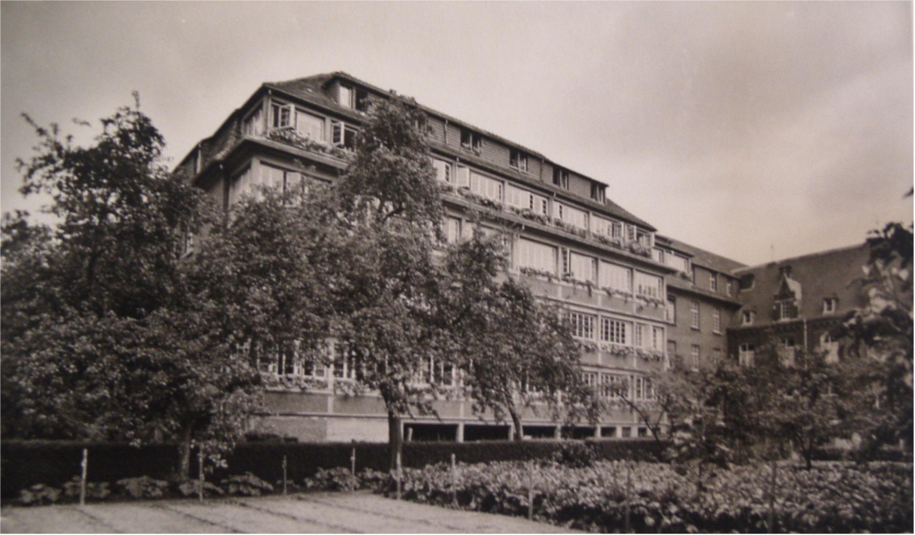 Historische Aufnahme des St. Antonius-Hospitals