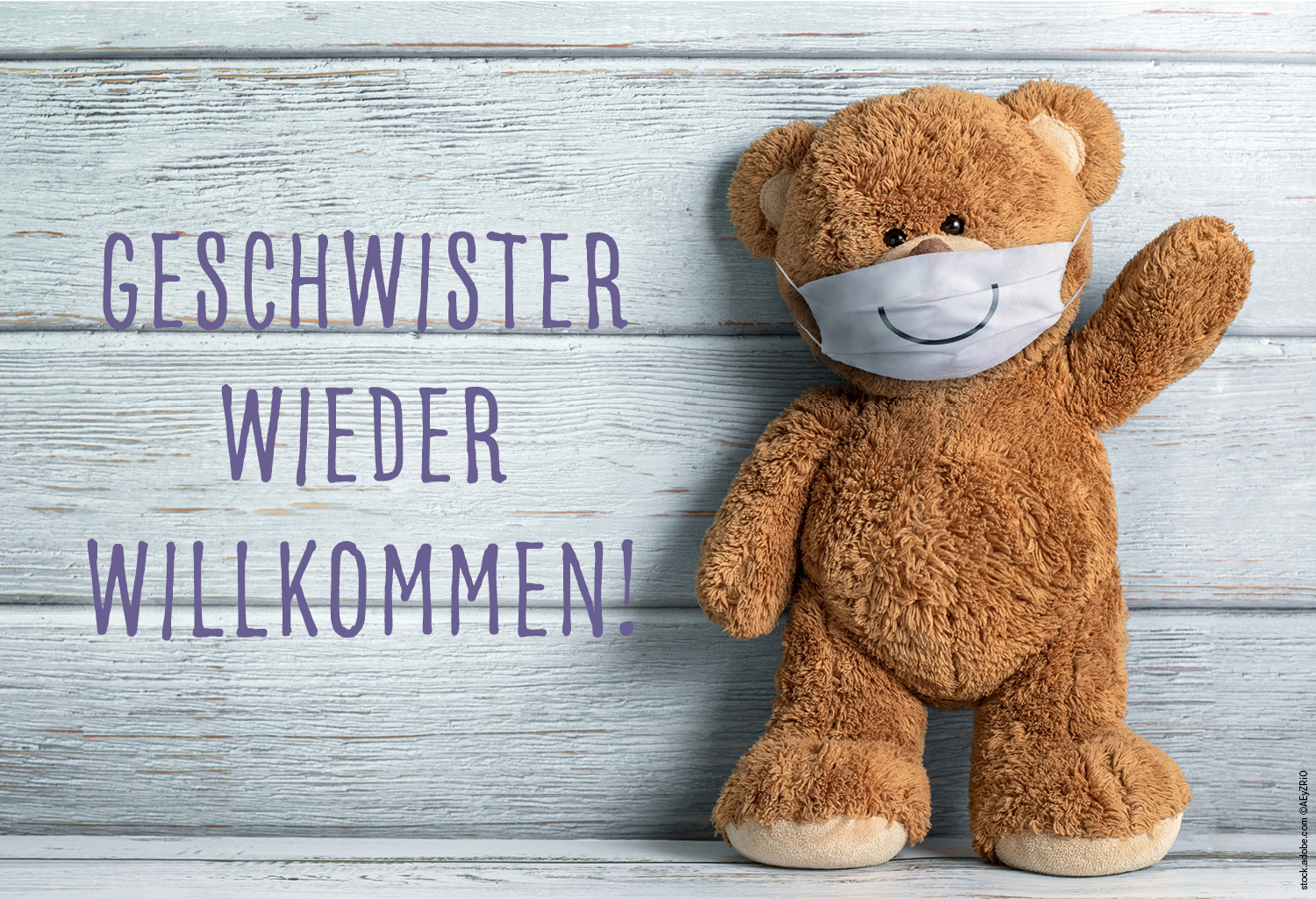 Geschwister wieder willkommen